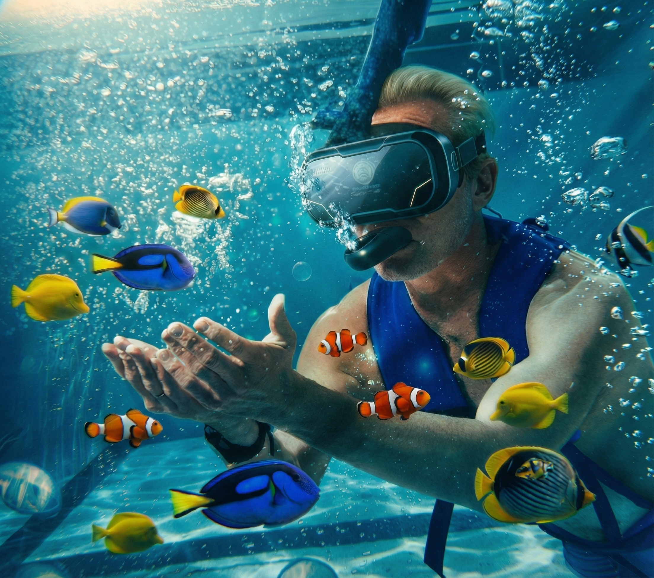 СЕАНС ПЛАВАНИЯ С VR ОЧКАМИ